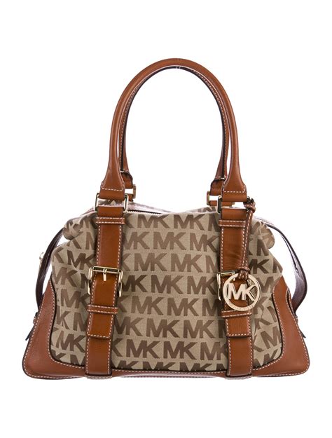 michael kors canvas handbags